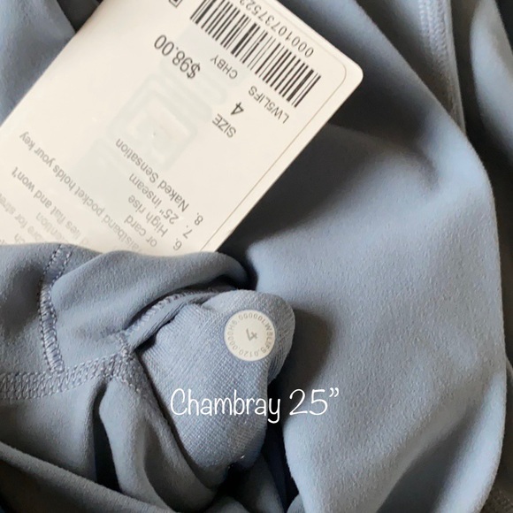 Lululemon Align Light Blue Color Comparisons - Picture 6 of 8
